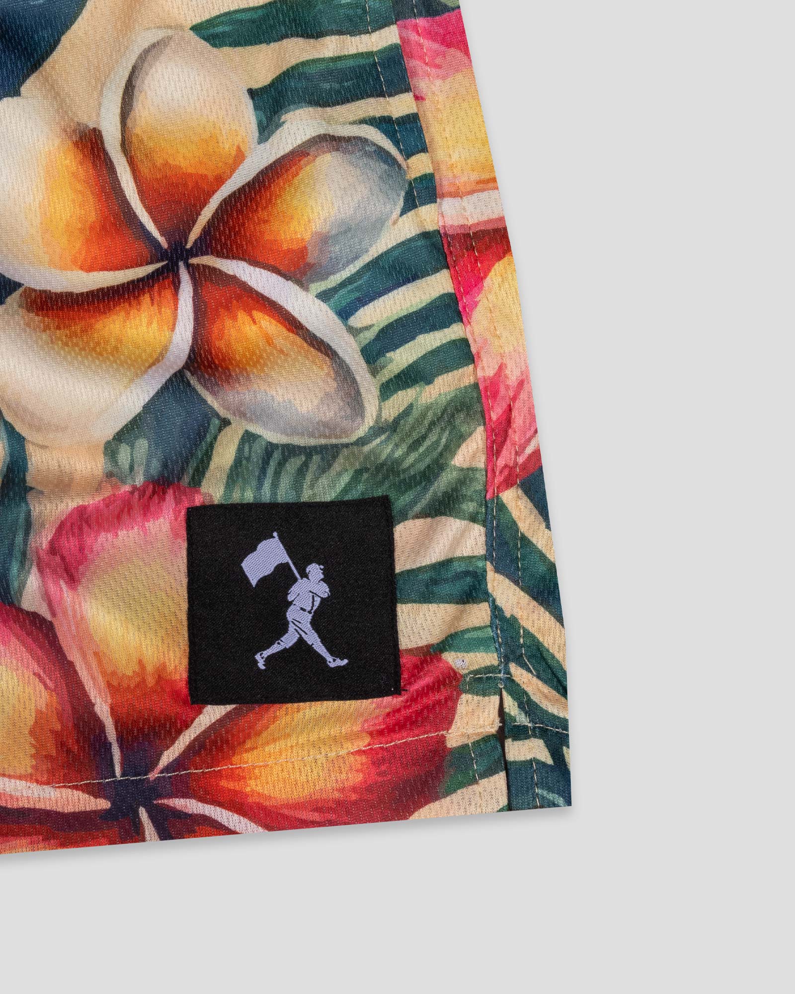 Aloha Ball Diamond Air Mesh Shorts - Plumeria - Image 3
