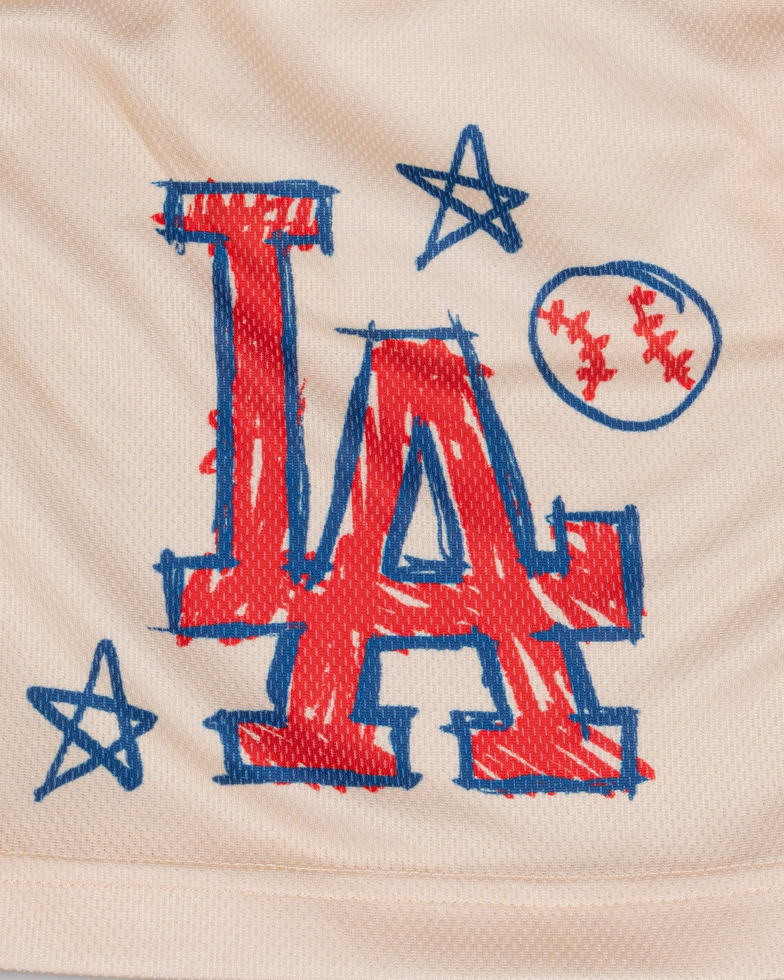 Crayon Series Diamond Air Mesh Shorts - Los Angeles Dodgers - Image 3