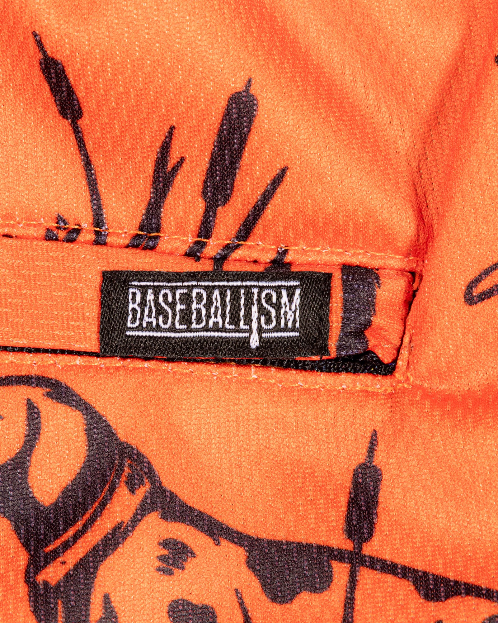 Hardball Hunter Diamond Air Mesh Shorts - Blaze Orange - Image 5