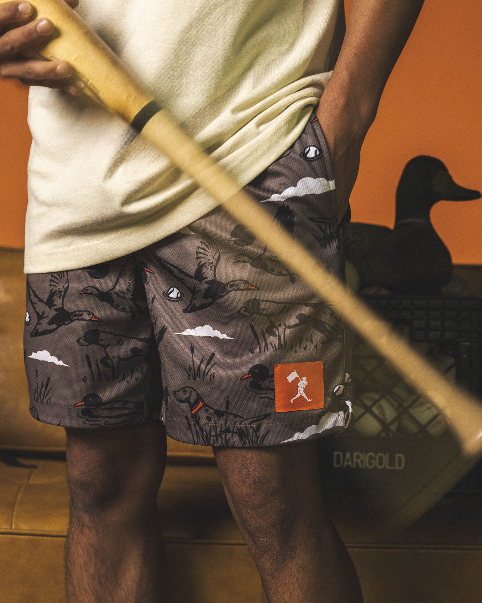 Hardball Hunter Diamond Air Mesh Shorts - Buck Skin - Image 6