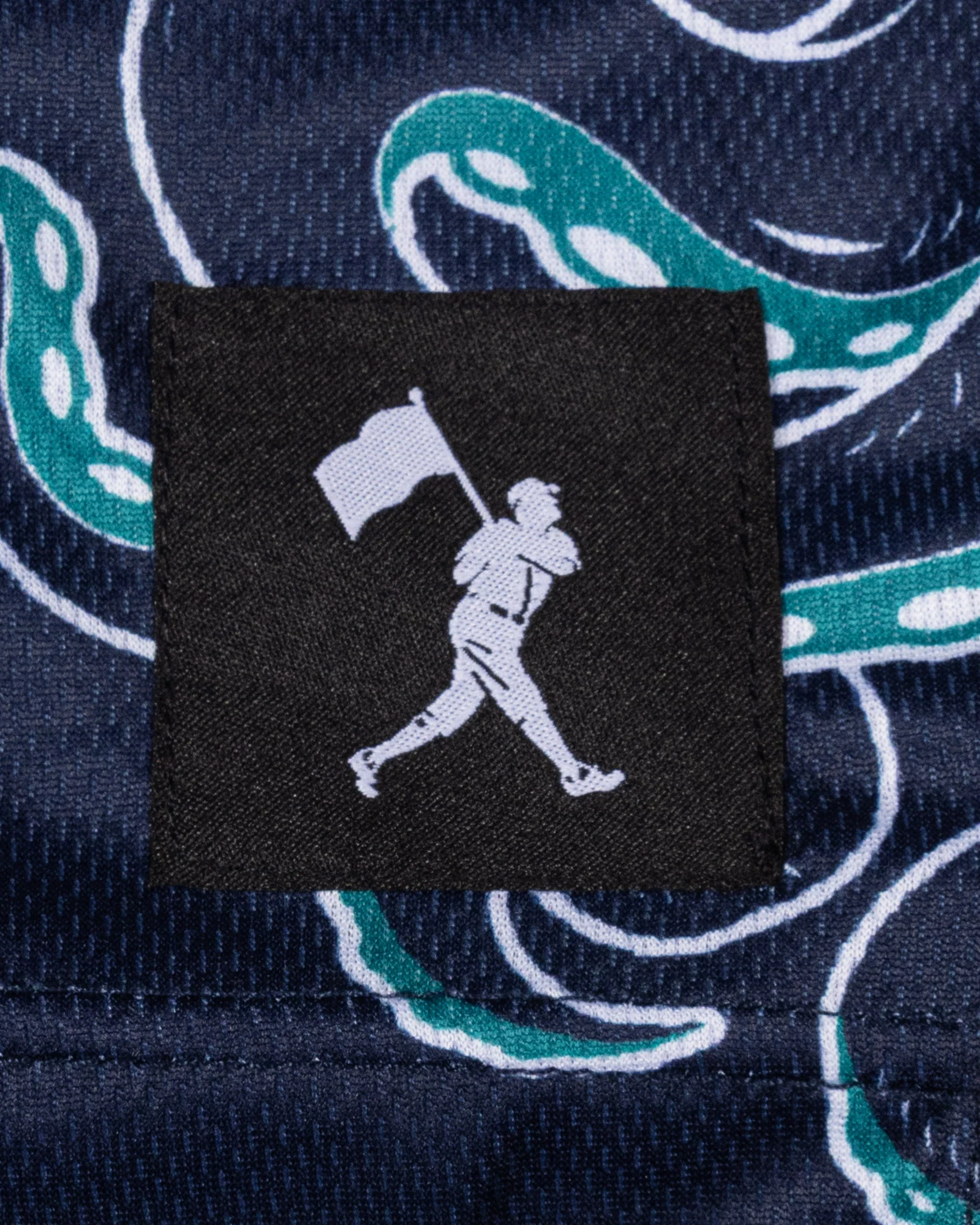 Mariners Monster Diamond Air Mesh Shorts (Navy) - Seattle Mariners - Image 3