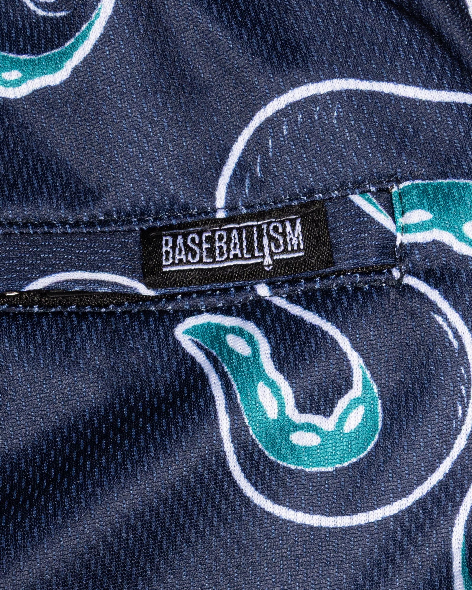 Mariners Monster Diamond Air Mesh Shorts (Navy) - Seattle Mariners - Image 5