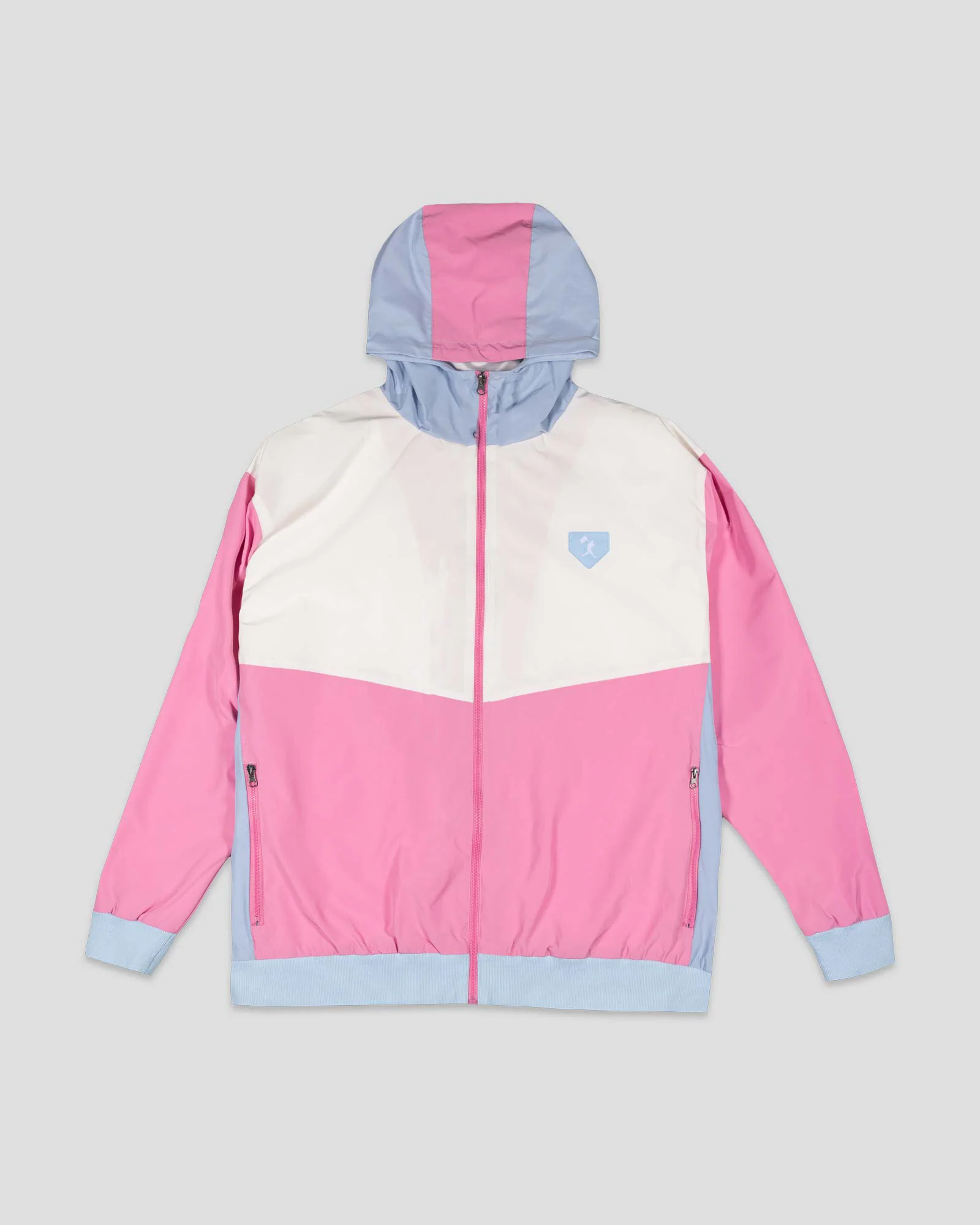 Shutout Retro Windbreaker - Cotton Candy