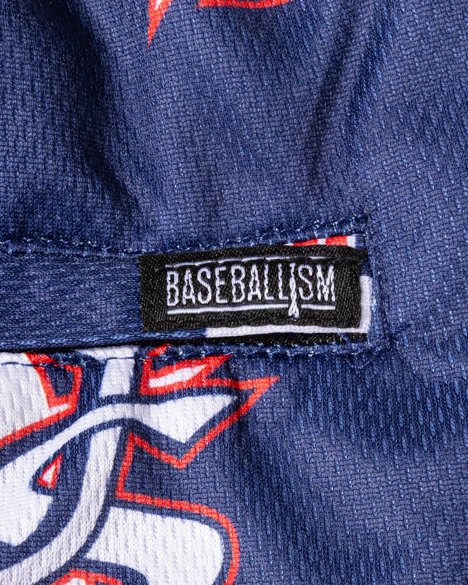 USA Pattern Diamond Air Youth Mesh Shorts (Navy) - Baseballism x USA Baseball - Image 6